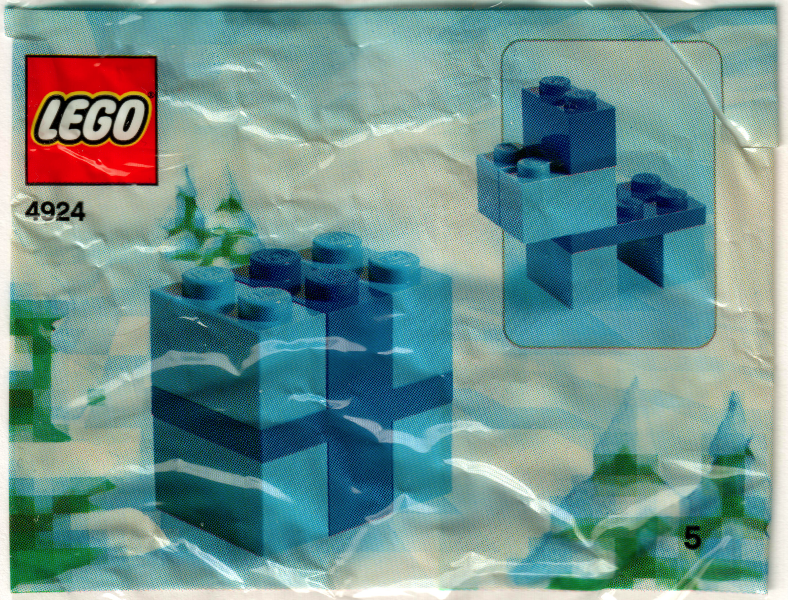 LEGO 4924-6 Advent Calendar 2004, Creator (Day  5) - Blue Present