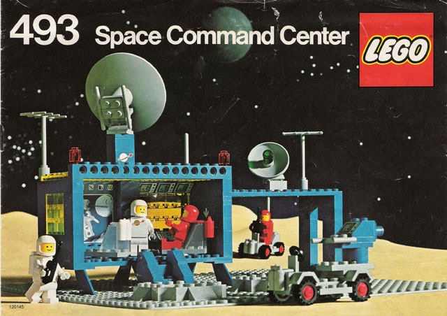 LEGO 493 Space Command Center (Flatplate version)