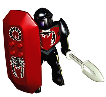 LEGO 4942 Plastic Figure - Shadow Knight (Nestlé Promotional) polybag