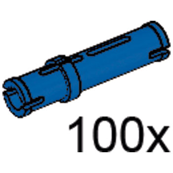 LEGO 5003115 3M Connector Pegs w/ Friction Ridge - Blue