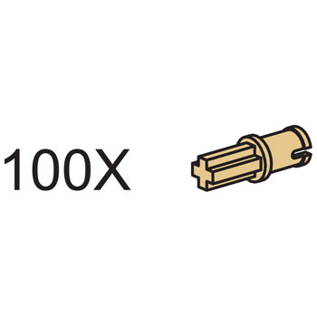LEGO 5003123 Connector Pegs with Cross Axle