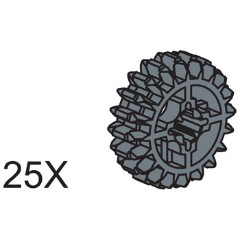 LEGO 5003139 20 Tooth Double Conical Wheels