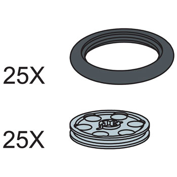 LEGO 5003152 O Rings and Pulley Wheels