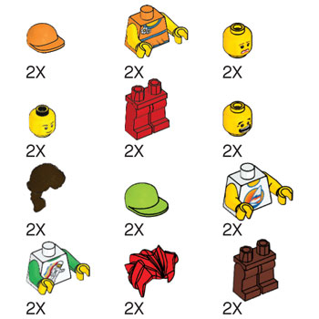 LEGO 5003180 WeDo Minifigure Pack