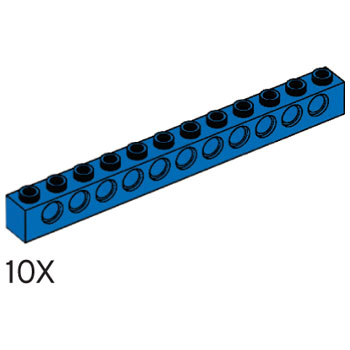 LEGO 5003184 Simple and Motorized Mechanisms 1x12 Blue Beams Pack