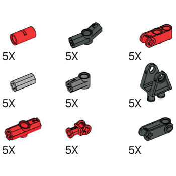 LEGO 5003192 Simple and Motorized Mechanisms Misc Connectors