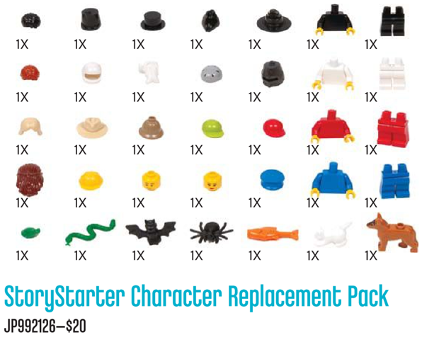 LEGO 5003226-2 StoryStarter Character Replacement Pack (35 element version)