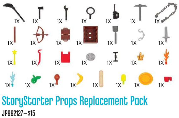 LEGO 5003227-2 StoryStarter Props Replacement Pack (29 element version)