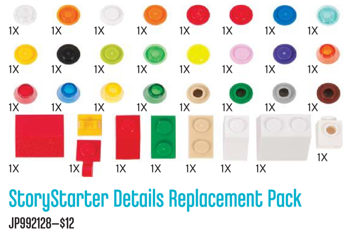 LEGO 5003228-2 StoryStarter Details Replacement Pack (33 element version)