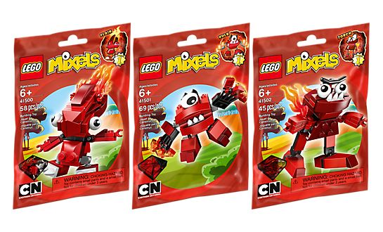 LEGO 5003801 MIXELS Red Collection