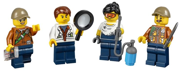 LEGO 5004940 Bricktober Minifigure Collection 3/4 - City Jungle (2017 Toys "R" Us Exclusive)