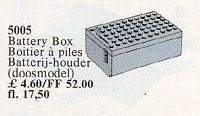 LEGO 5005 Battery Box 4.5V, Gray