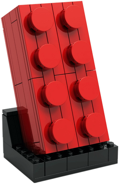 LEGO 5006085 Buildable 2 x 4 Red Brick