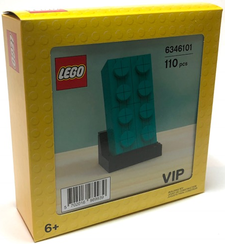 LEGO 5006291 Buildable 2 x 4 Dark Turquoise Brick