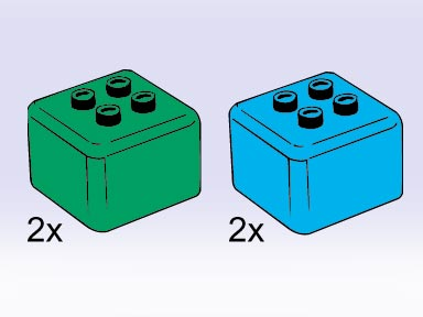 LEGO 5022 Bricks with Studs
