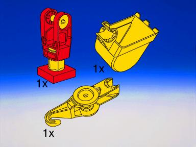 LEGO 5026 Toolo Loader, Hook and Turntable
