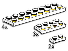 LEGO 5037 Current Carrying Plates