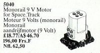 LEGO 5040 Monorail 9V Motor