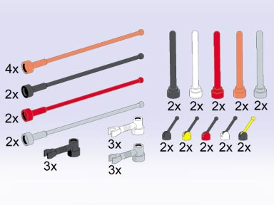 LEGO 5052 Antennas, Control Sticks