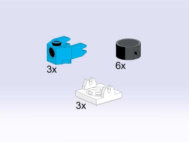 LEGO 5055 Magnets and Magnet Holders