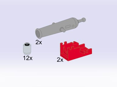 LEGO 5060 Cannons