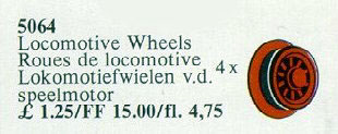 LEGO 5064 Locomotive Wheels