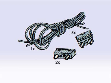 LEGO 5065 3m Wiring and Two-Way Plug