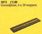 LEGO 5072 Wagonplate, 6 x 28 Studs