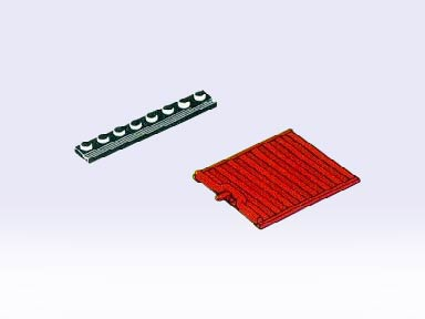 LEGO 5077 Sliding Gates and Rails