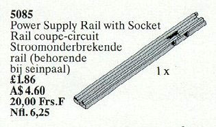 LEGO 5085 Power Supply Rail with Socket