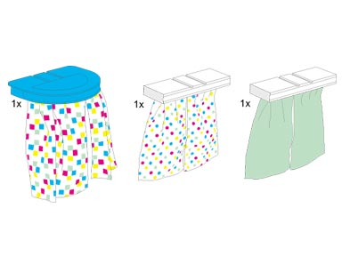 LEGO 5094 Window and Shower Curtain