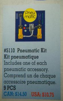 LEGO 5110 Pneumatic Kit Value Pack