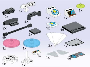 LEGO 5129 Space Accessories
