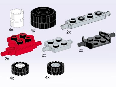 LEGO 5132 Wheels, Bearings and Suspension