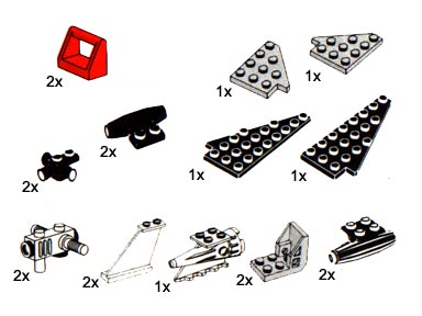 LEGO 5155 Space Jets and Wings