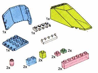 LEGO 5156 Transparent Bricks