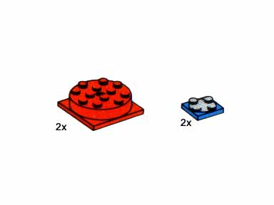 LEGO 5163 Turntables, 4 x 4 and 2 x 2