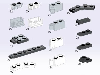 LEGO 5165 Hinges, Couplings and Tilting Bearings