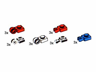 LEGO 5166 Lampholders, Plates with Holder