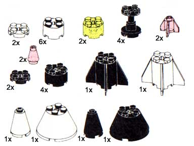 LEGO 5172 Rocket Stages
