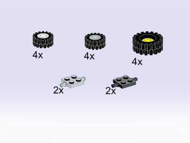 LEGO 5174 Wheels and Bearings