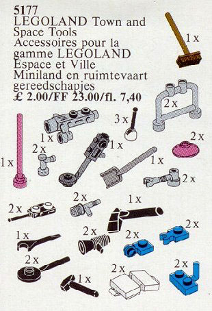 LEGO 5177 Town and Space Accessories