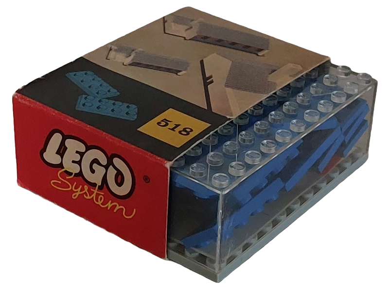 LEGO 518-9 2 x 4 Plates (Architectural Hobby and Model Building Supplemental Set)