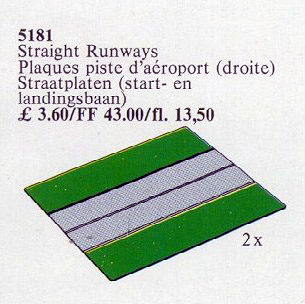 LEGO 5181 Runways, Straight (Airport)