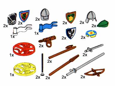 LEGO 5184 Castle Equipment
