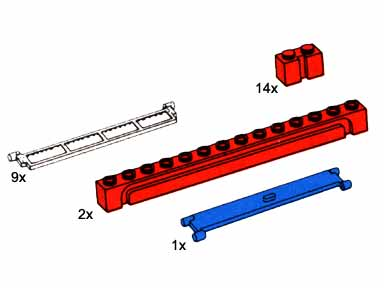 LEGO 5187 Bricks with Groove and Garage Panels