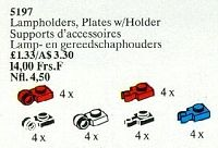 LEGO 5197 Lampholders, Plate with Holders