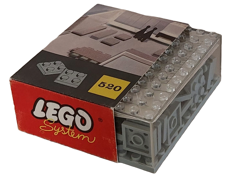 LEGO 520-3 2 x 2 Plates (Architectural Hobby and Model Building Supplemental Set)