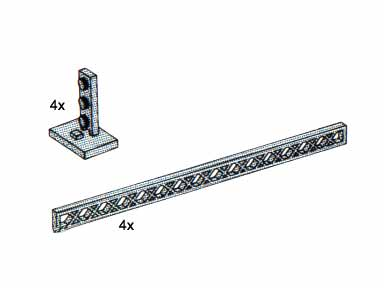 LEGO 5200 Signal Masts and Feet