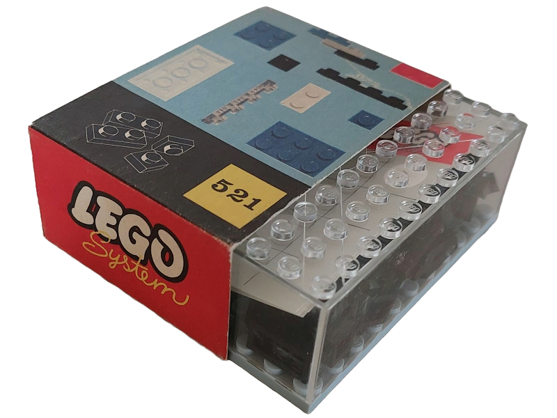 LEGO 521-9 1 x 1 and 1 x 2 Plates (Architectural Hobby and Model Building Supplemental Set)